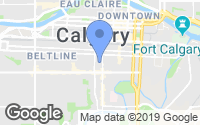 Map of Cranston, AB