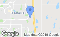 Map of Cranston, AB