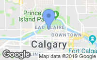 Map of Cranston, AB