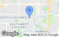 Map of Cranston, AB