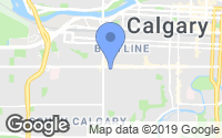 Map of Cranston, AB