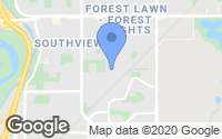 Map of Cranston, AB