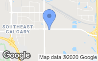 Map of Cranston, AB