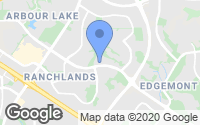 Map of Cranston, AB