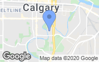 Map of Cranston, AB