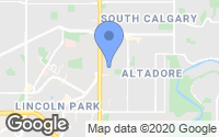 Map of Cranston, AB