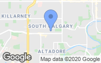 Map of Cranston, AB