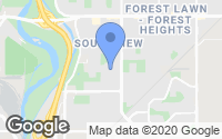 Map of Cranston, AB