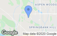 Map of Cranston, AB