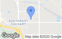 Map of Cranston, AB