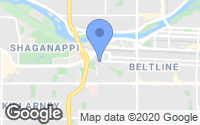 Map of Cranston, AB