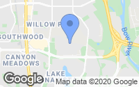 Map of Cranston, AB