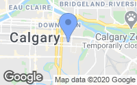 Map of Cranston, AB